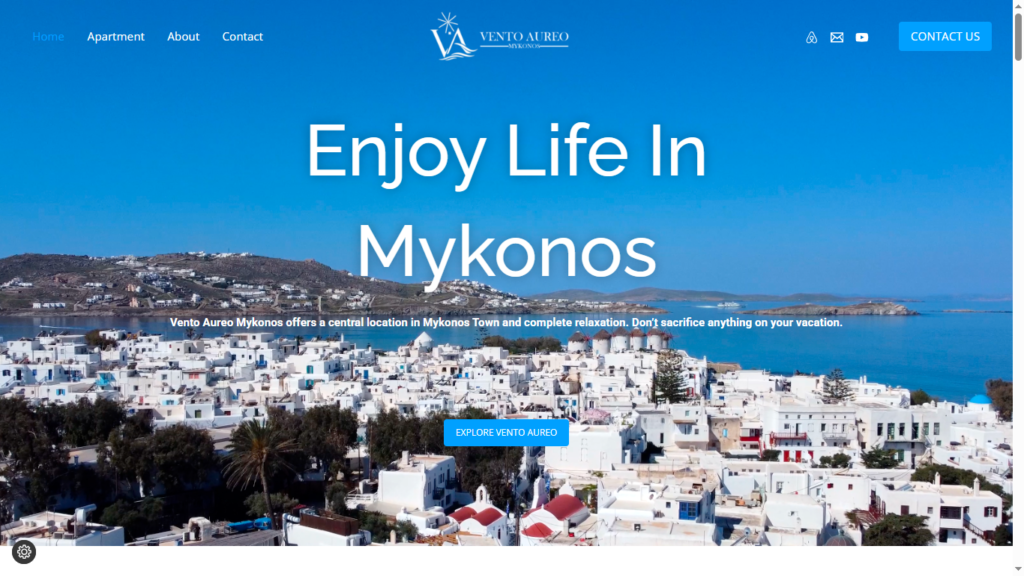 Δείγμα website κατασκευής